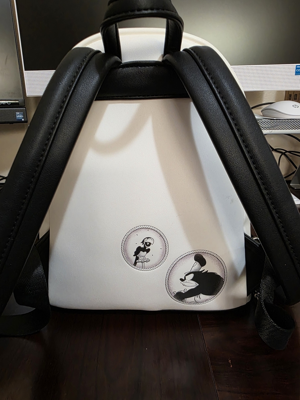 Loungefly Steamboat Willie Mini Backpack with Matching Wallet - Picture 2 of 4